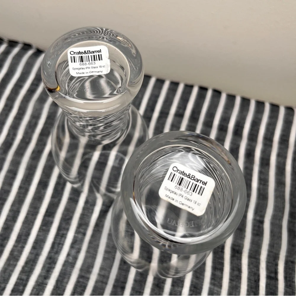 2 Spiegelau Crate & Barrel 19-Oz. IPA Beer Glass
